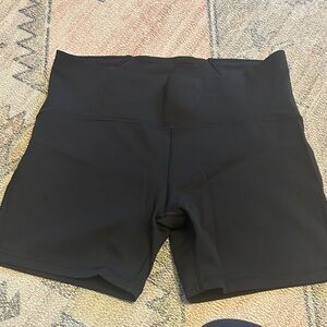 Lululemon Women’s High-Waist Black Active Shorts 12